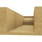 Ekena Millwork 6in. W x 4in. H x 20in. L New Brighton Woodgrain TimberThane Rafter Tail, Primed Tan RFTUR06X04X20NEBRCPR - alternate 5